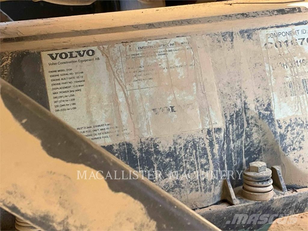 Volvo L250G Gumikerekes homlokrakodók