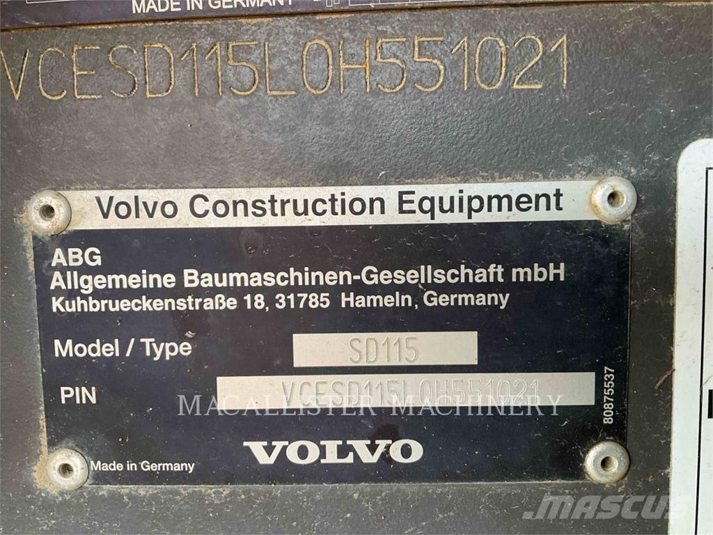 Volvo SD115 Enojni valjarji