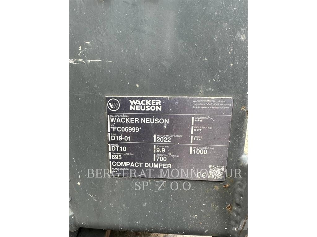 Wacker DT10 Kipper