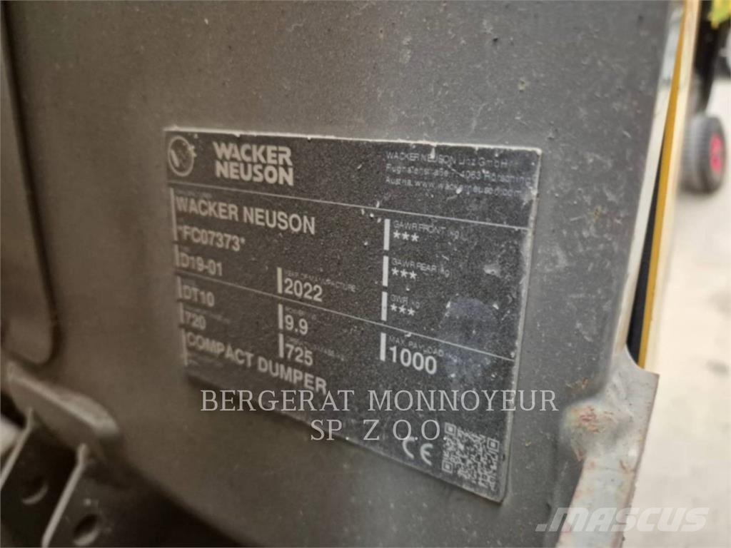 Wacker Neuson DT10 Грузовики-Самосвалы