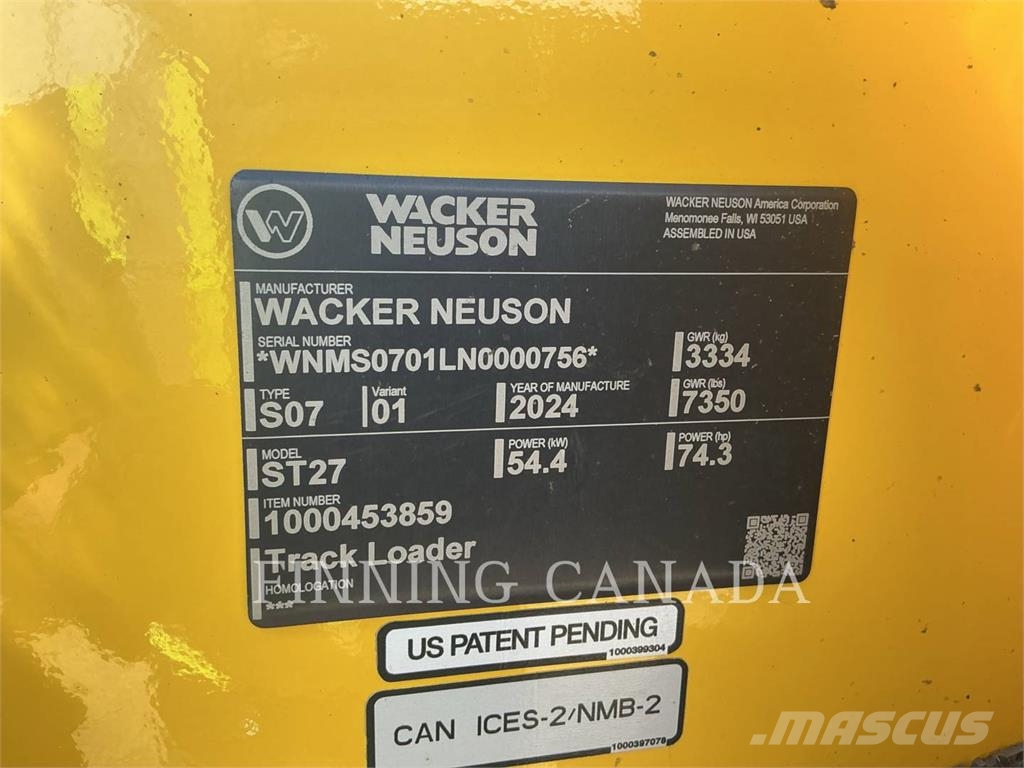 Wacker ST27 Crawler loaders