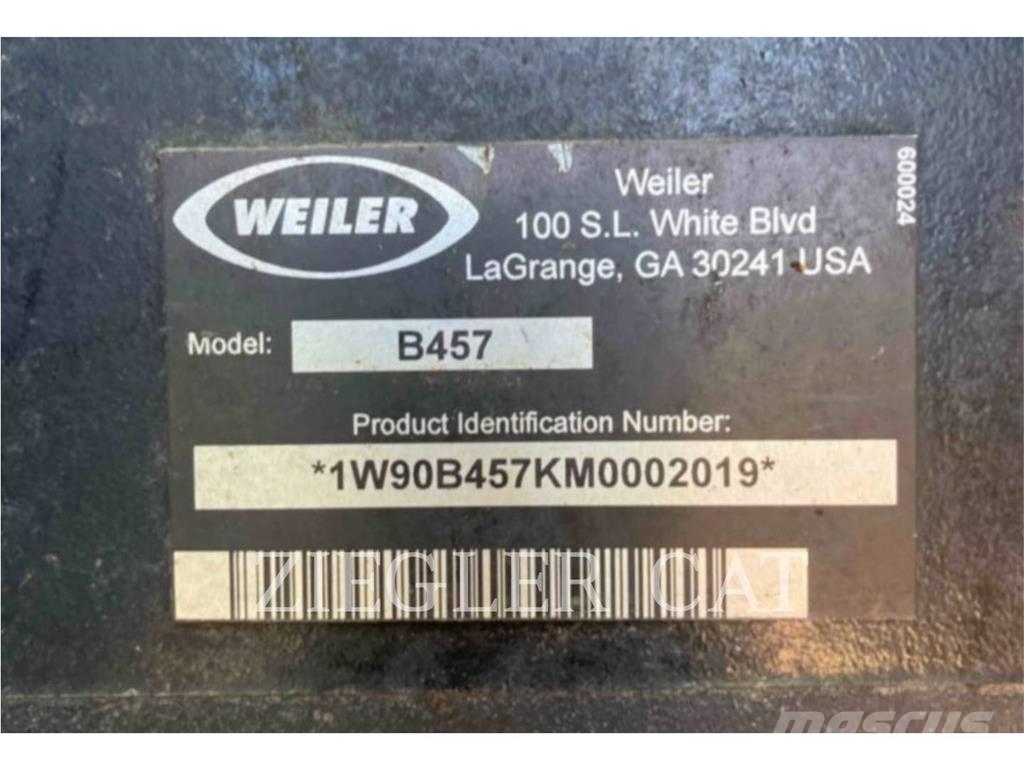 Weiler B457 قاطعات وجامعات الأشجار