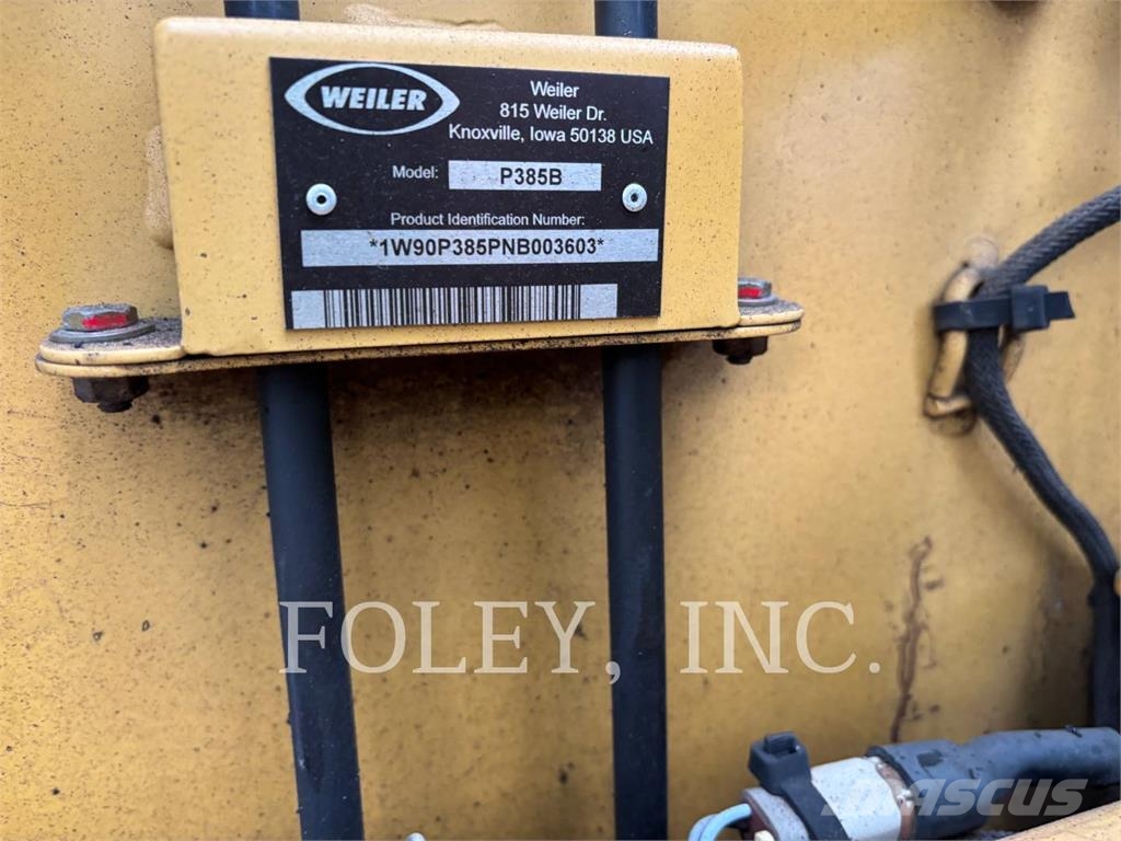 Weiler P385B Asfaltafwerkmachines