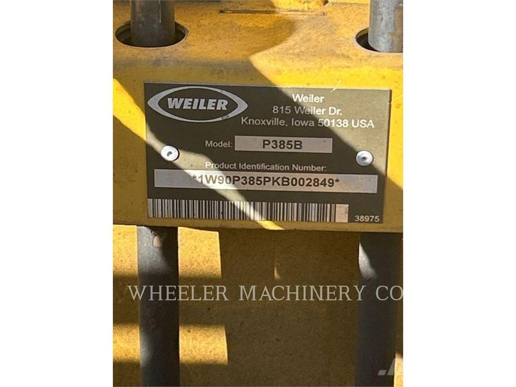 Weiler P385B-001 Asphalt pavers
