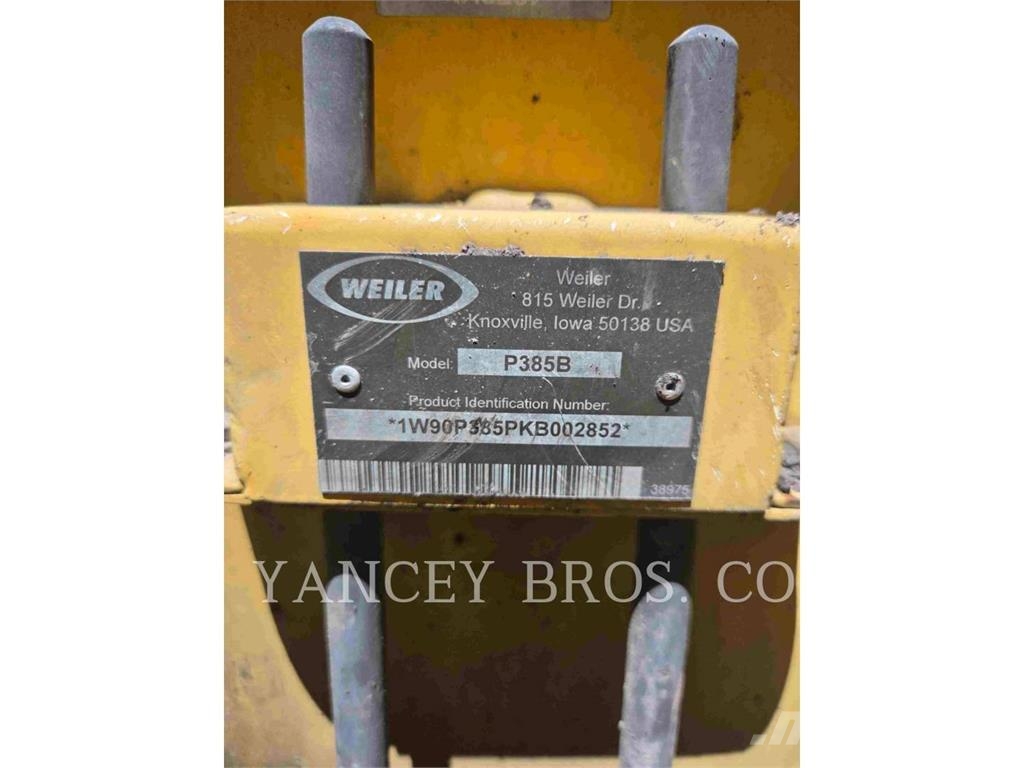 Weiler P385C 아스팔트 포장장비
