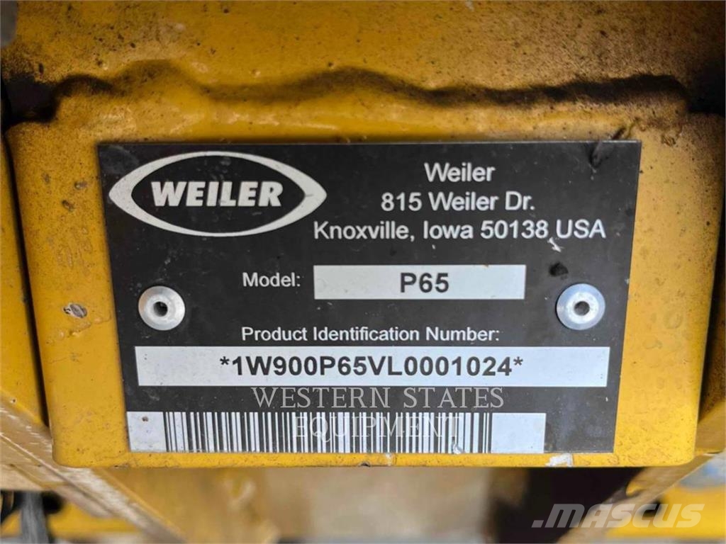 Weiler WILR P65 معدات السفلتة