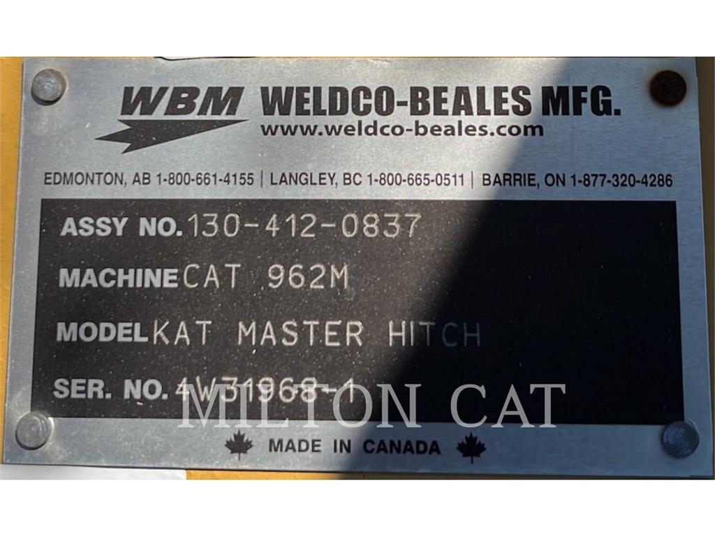Weldco Beales 962 KAT MASTER HITCH クイックヒッチ