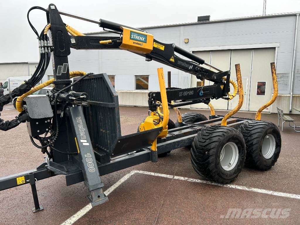 Vreten HVV1000 65-40 med vagnsdrivning Remolques forestales