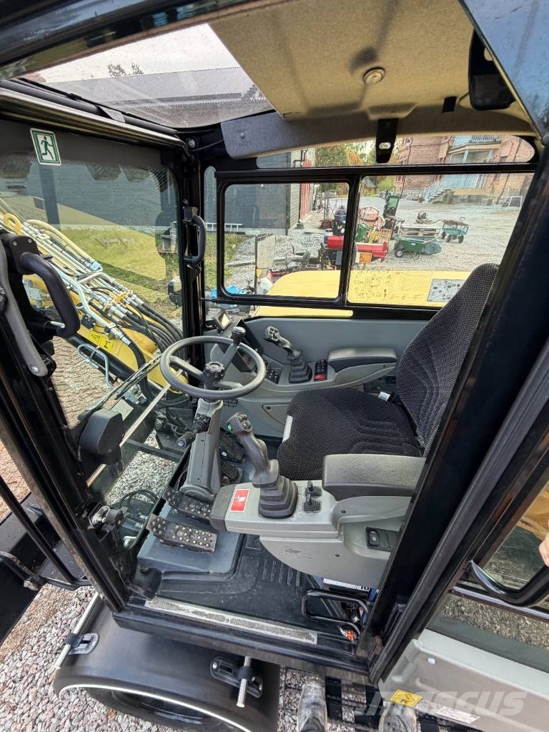Yanmar B95W 3009 timmar med vagn 휠 굴삭기