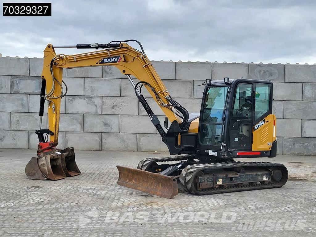 Sany SY80 U A/C - 3 Buckets حفارات صغيرة أقل من 7 طن (حفارات صغيرة)
