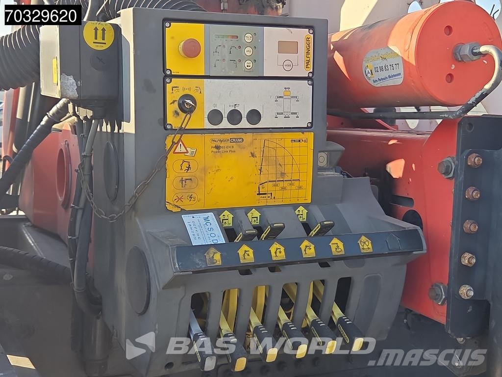 Renault K 380 K 6X4 Grua Palfinger PK18002 EH Mando Suspen شاحنات مسطحة/مفصلية الجوانب