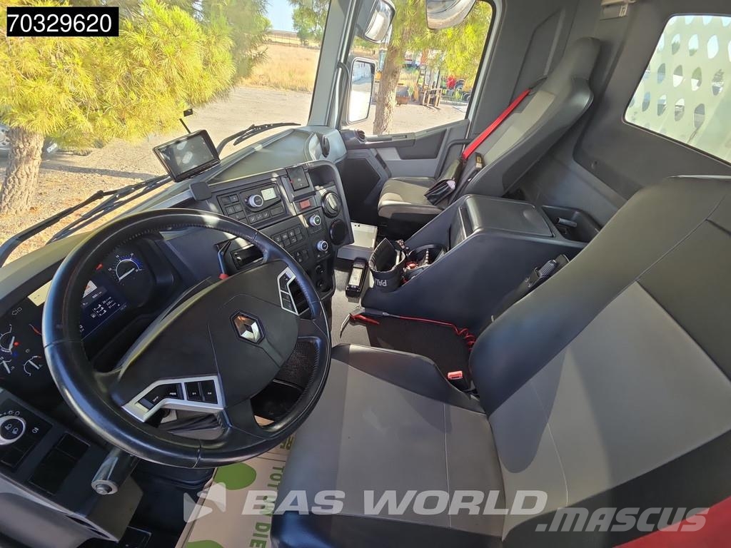 Renault K 380 K 6X4 Grua Palfinger PK18002 EH Mando Suspen شاحنات مسطحة/مفصلية الجوانب