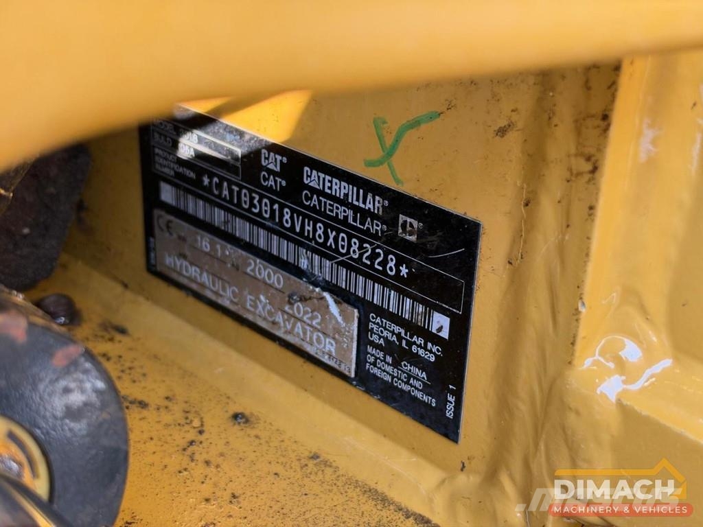 CAT 301.8 Quick coupler CW05 - FULL SERVICE - joystick Mini ekskavatoriai < 7 t