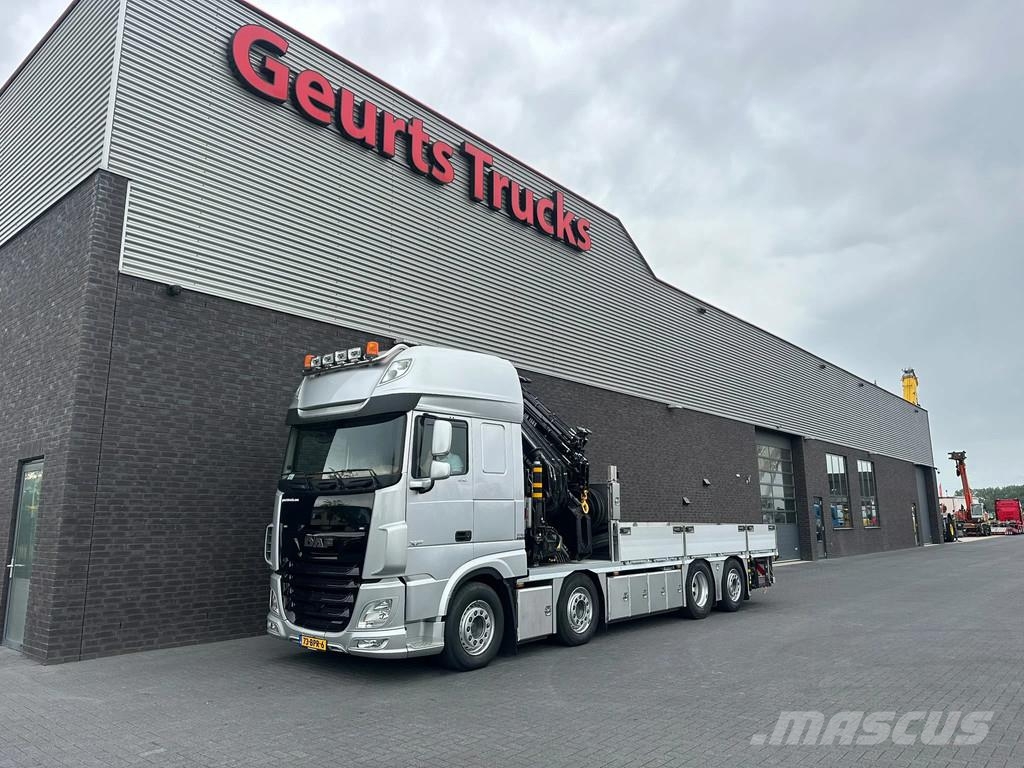 DAF XF 530 8X2+HIAB 1055E-8+JIB 150X-6 KRAAN/KRAN/CRAN Kranen voor alle terreinen