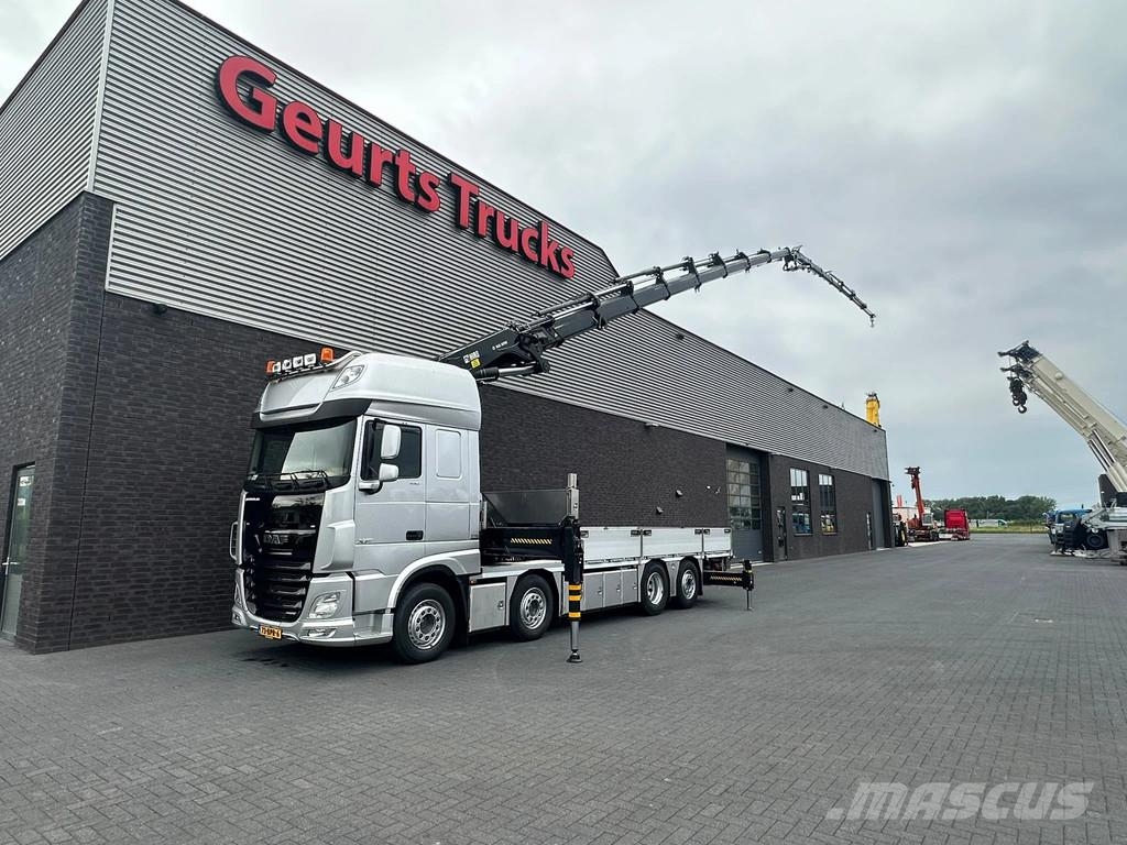 DAF XF 530 8X2+HIAB 1055E-8+JIB 150X-6 KRAAN/KRAN/CRAN Kranen voor alle terreinen