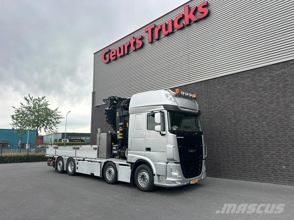 DAF XF 530 8X2+HIAB 1055E-8+JIB 150X-6 KRAAN/KRAN/CRAN Kranen voor alle terreinen
