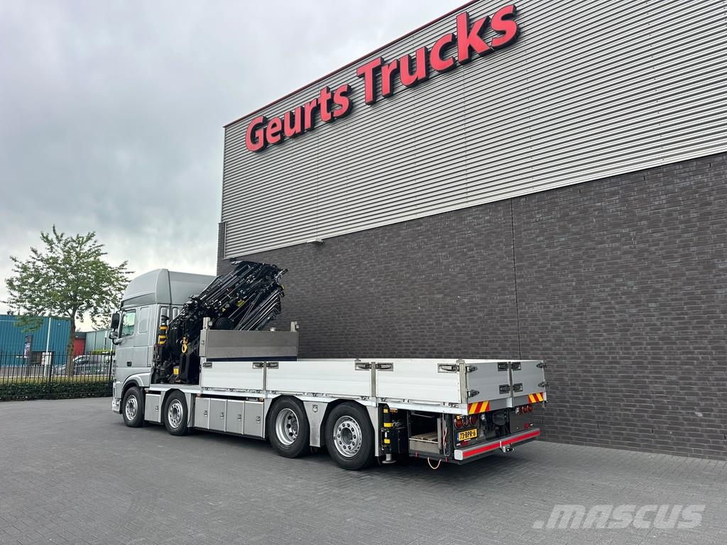 DAF XF 530 8X2+HIAB 1055E-8+JIB 150X-6 KRAAN/KRAN/CRAN Kranen voor alle terreinen