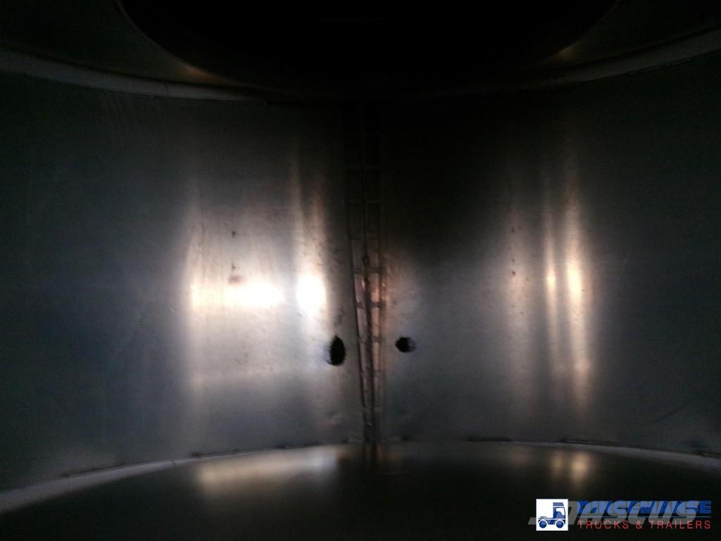 Lakeland Fuel tank alu 42.8 m3 / 6 comp + pump Poluprikolice cisterne