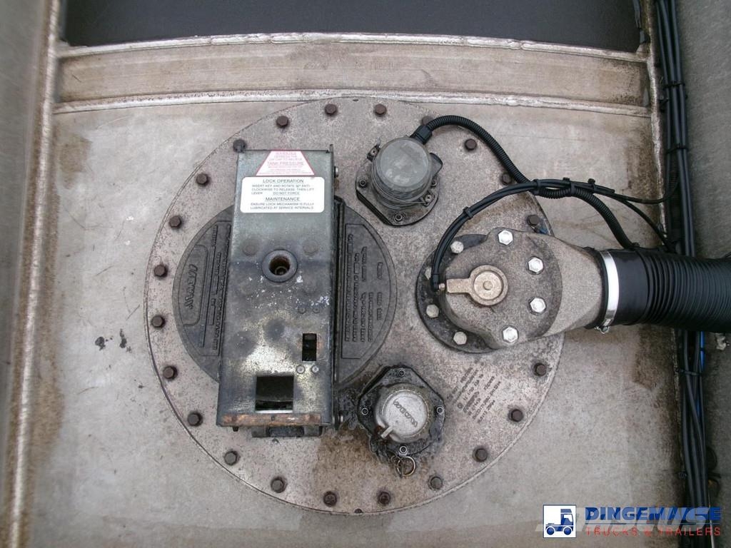 Lakeland Fuel tank alu 42.8 m3 / 6 comp + pump Poluprikolice cisterne