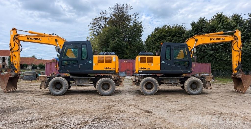 Hyundai Robex 140 W Ratasekskavaatorid