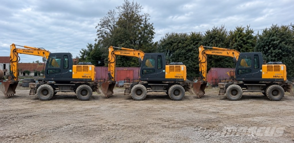 Hyundai Robex 140 W Ratasekskavaatorid