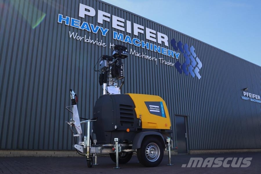 Atlas Copco Hilight H6+ Valid inspection, Max Boom Height 8m, Torres de iluminación