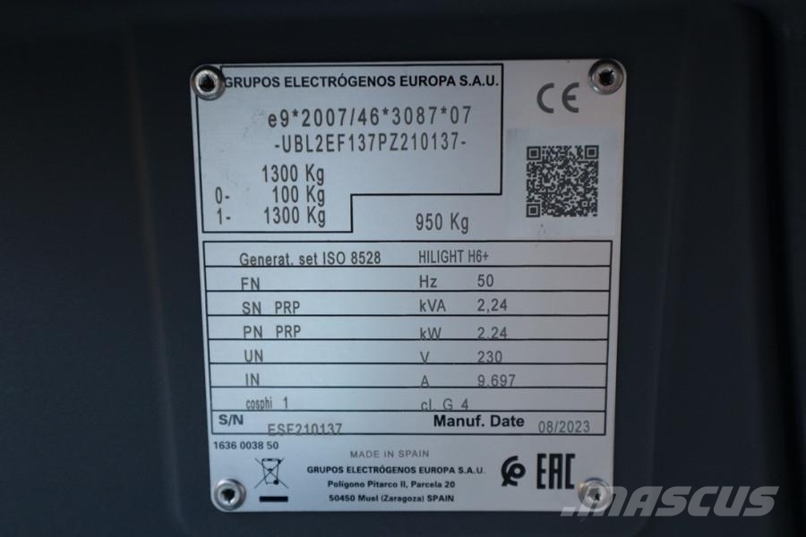 Atlas Copco Hilight H6+ Valid inspection, Max Boom Height 8m, Torres de iluminación
