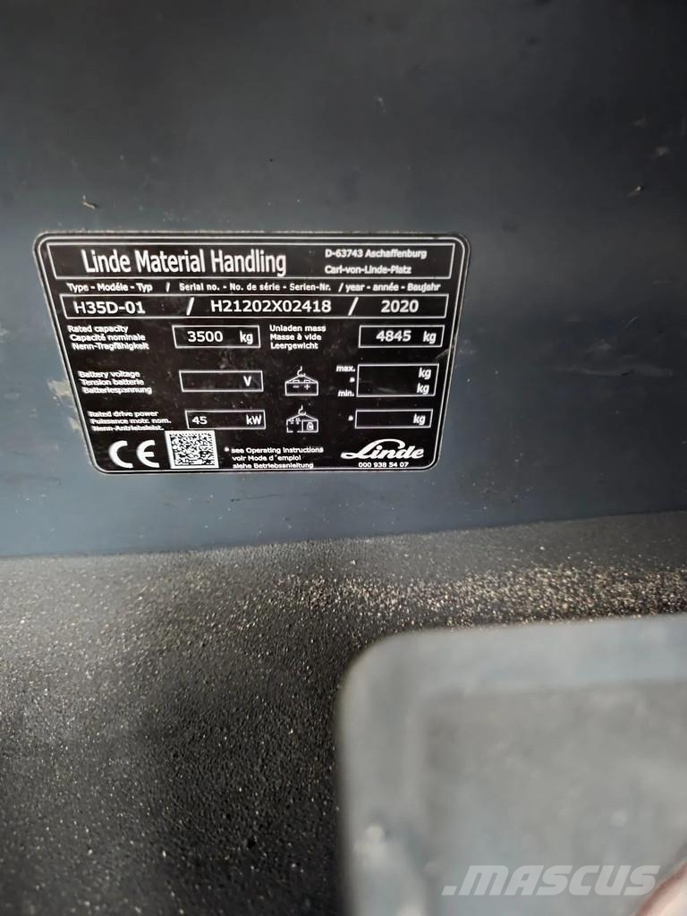 Linde H35d-01 diesel heftruck 2020 3.5 t Other