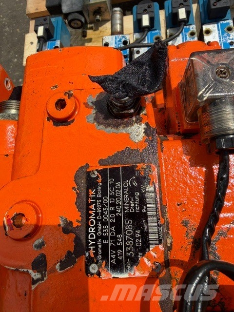 Mecalac 11 CX used hydraulic parts complet rexroth hydroma Hydrauliikka
