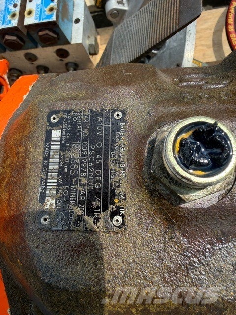 Mecalac 11 CX used hydraulic parts complet rexroth hydroma Hydrauliikka