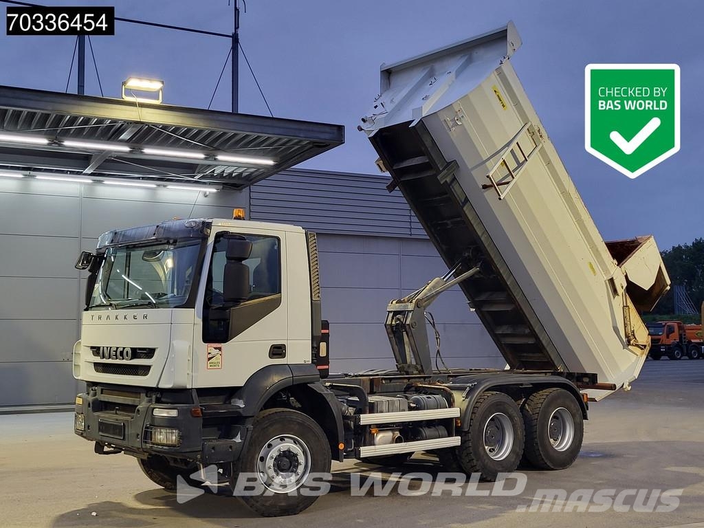 Iveco Trakker 330 6X4 13m3 tipper Steel suspension Big-A Pašizgāzējs