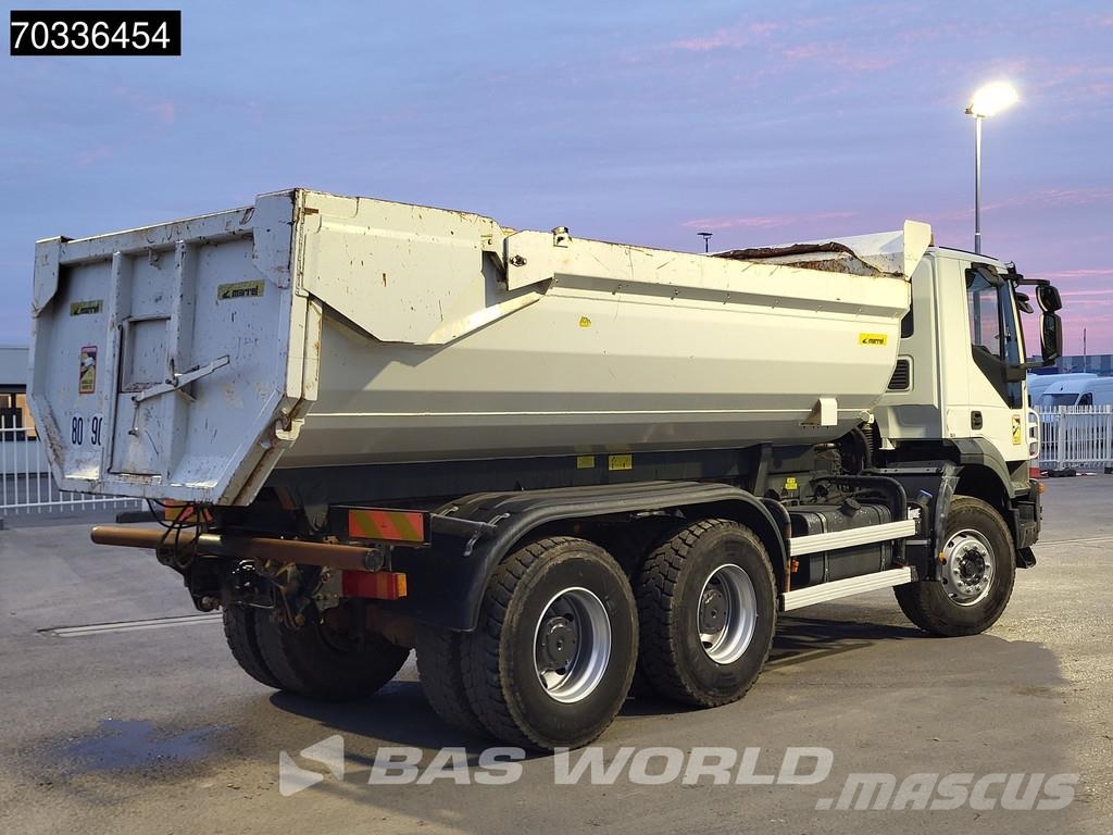 Iveco Trakker 330 6X4 13m3 tipper Steel suspension Big-A Pašizgāzējs