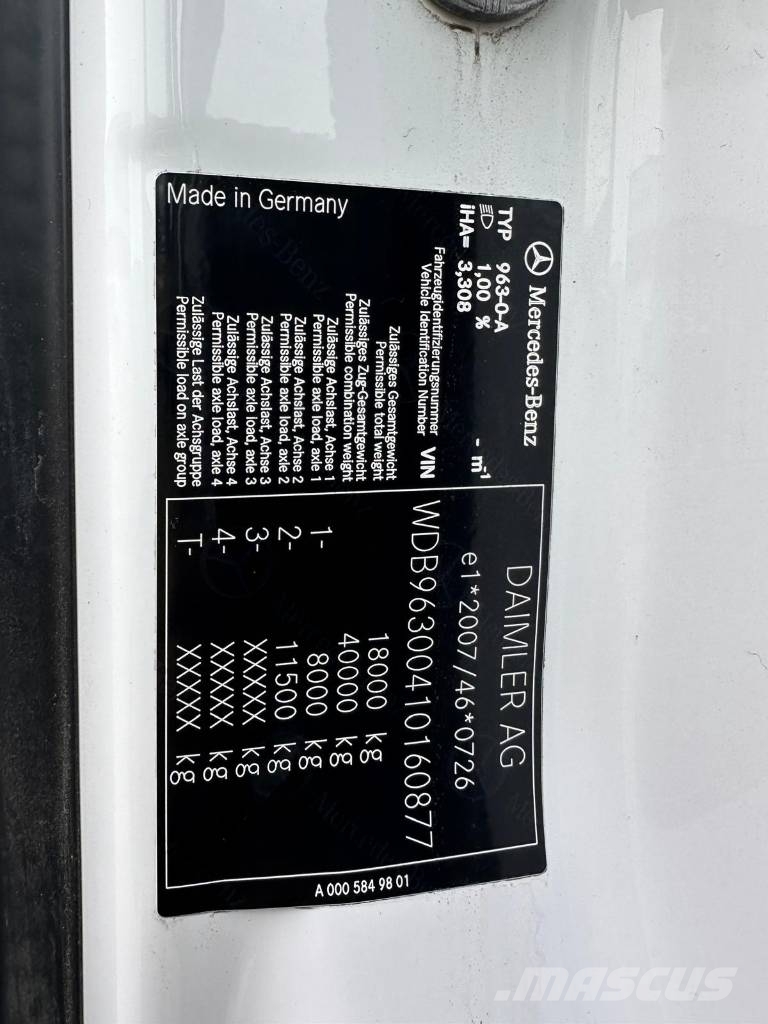 Mercedes-Benz ANTOS 1827 Seria 0877 Furgons