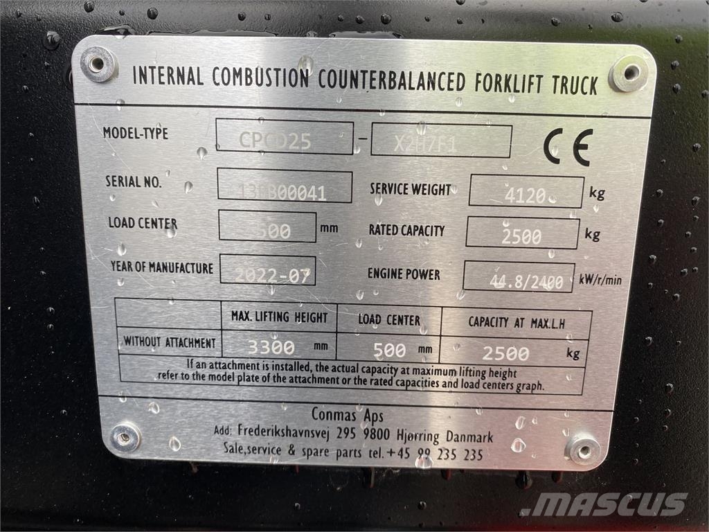 Conmas CPCD25-X2H7F1 Forklift trucks - others
