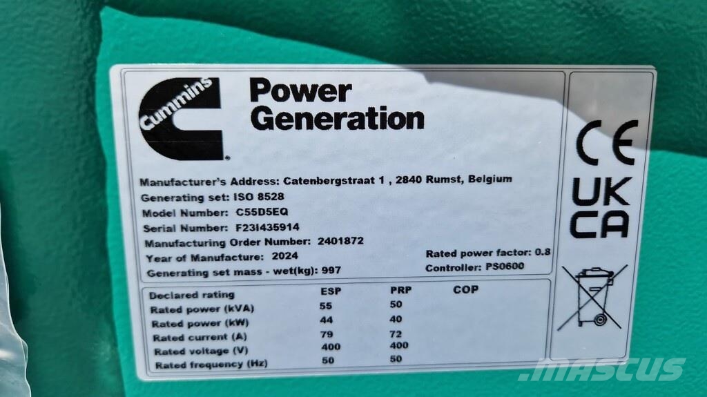 Cummins C55D5EQ(O) Drugi agregati