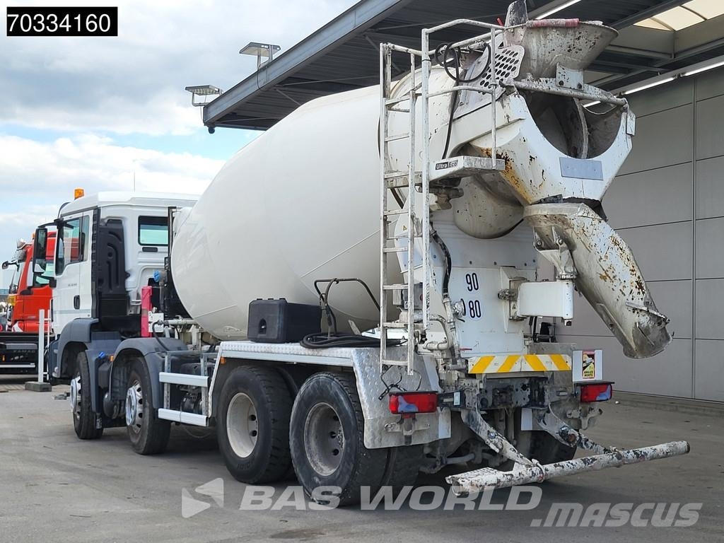 MAN TGS 32.420 TGS 8X4 Schwing 9m3 mixer steelsuspensi Betonvežiai