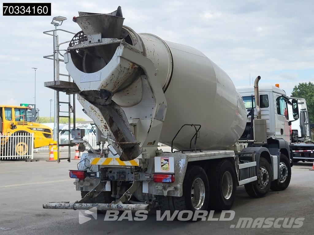MAN TGS 32.420 TGS 8X4 Schwing 9m3 mixer steelsuspensi Betonvežiai