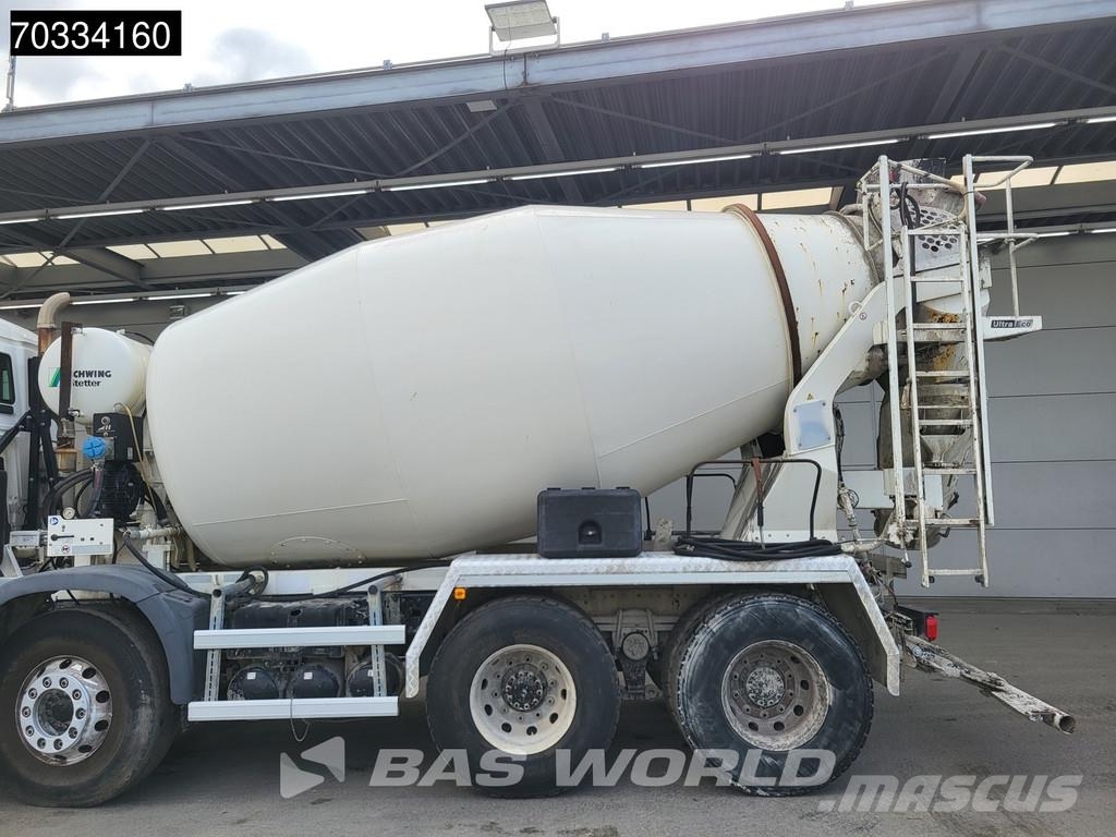 MAN TGS 32.420 TGS 8X4 Schwing 9m3 mixer steelsuspensi Betonmixers en pompen
