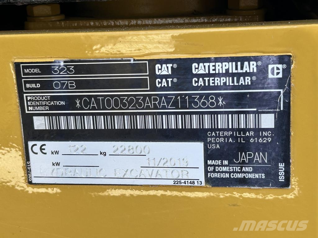 CAT 323-07 Bagri goseničarji