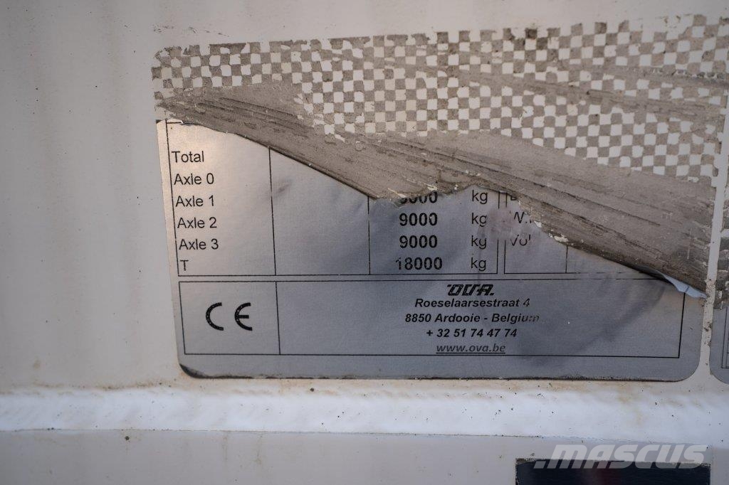 OVA PULVÉ 9 COMP. - 53M3 نصف مقطورات مقطورة 