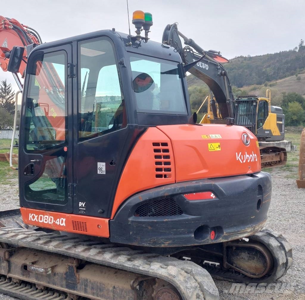 Kubota KX 080-4 中型挖掘机