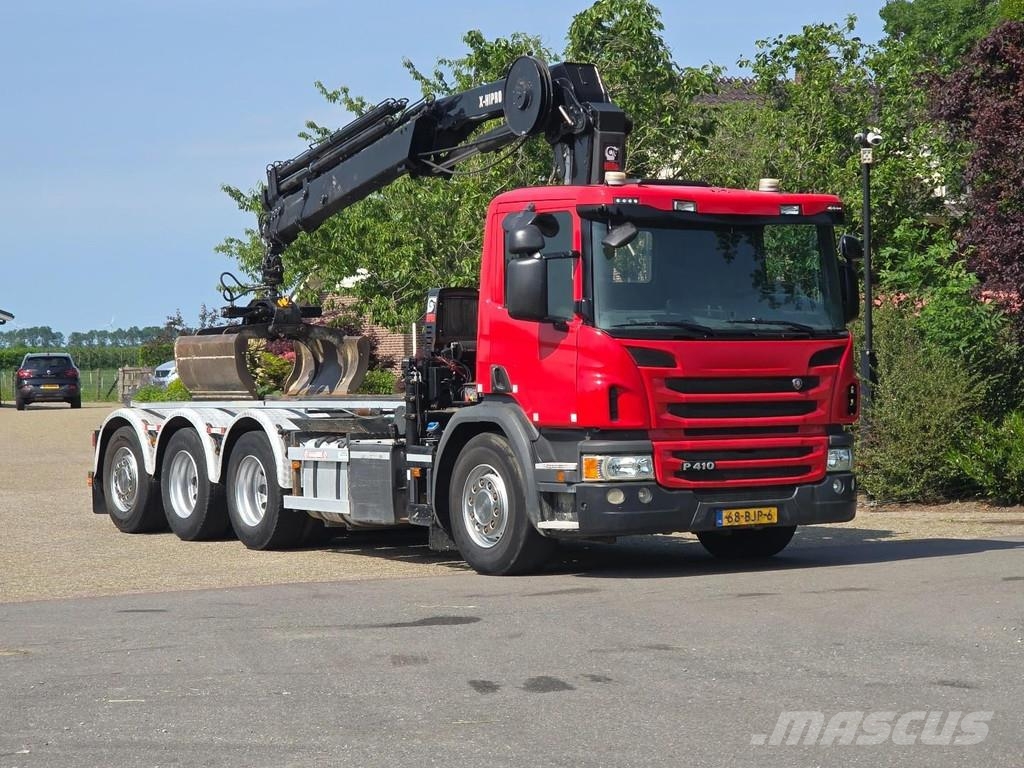 Scania P410 CRANE/CONTAINER!! ZERO EMISSIONS 2030!! TOP Hakowce
