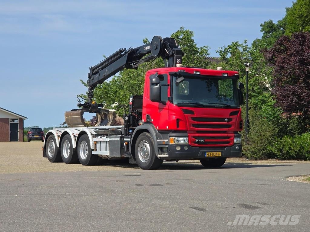 Scania P410 CRANE/CONTAINER!! ZERO EMISSIONS 2030!! TOP Hakowce