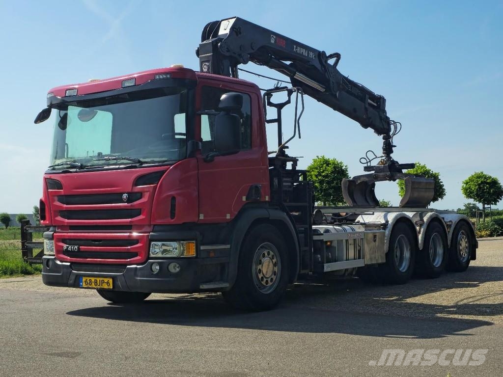 Scania P410 CRANE/CONTAINER!! ZERO EMISSIONS 2030!! TOP Hakowce