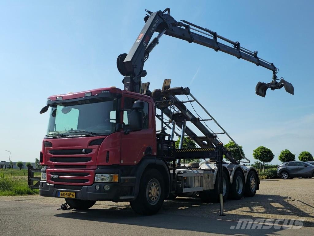 Scania P410 CRANE/CONTAINER!! ZERO EMISSIONS 2030!! TOP Hakowce