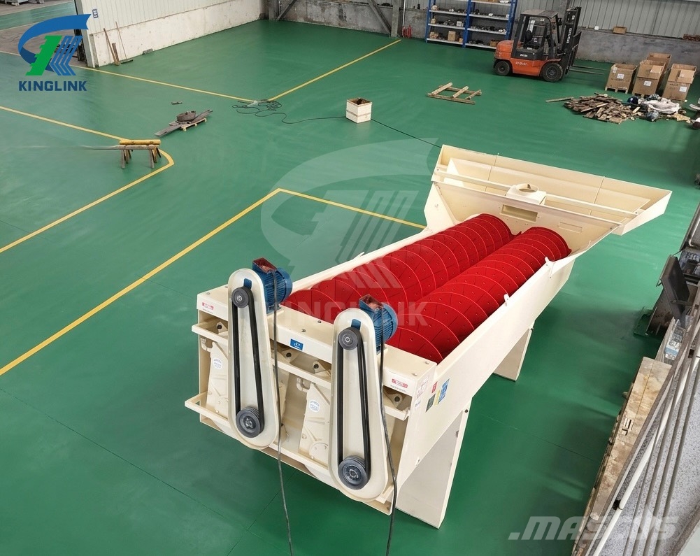 Kinglink 44'' Twin Screw Fine Material Sand Washer TTSW4432 Sorteer / afvalscheidings machines