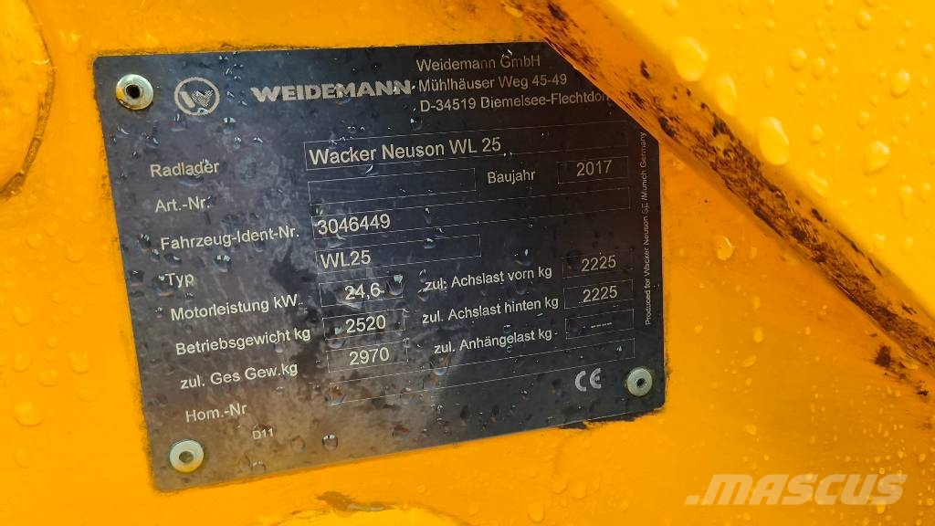 Wacker Neuson WL 25 Radlader