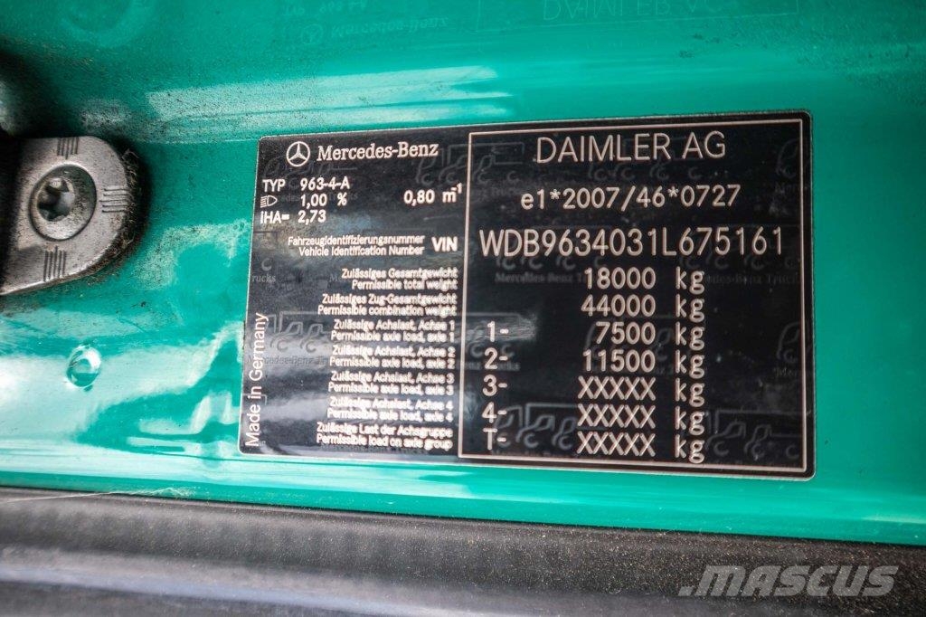 Mercedes-Benz ACTROS 1845 LS+E5 Sadulveokid