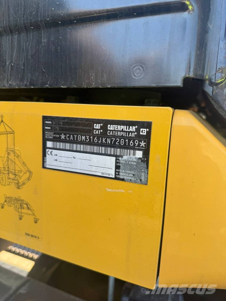 CAT M 316 Wielgraafmachines