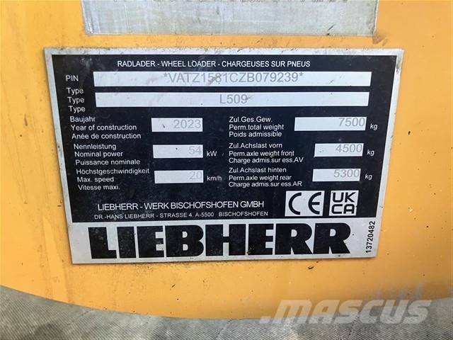 Liebherr L 509 Stereo Wheel loaders